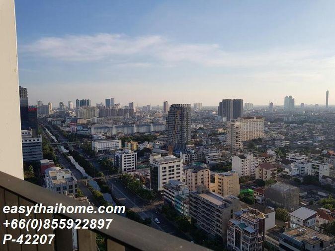 รูป P-42207 วิวเมืองสวย! ไนท์ บริดจ์ ไพร์ม สาทร ใกล้ MRT ลุมพินี 29,000 บาท เขตสาทร | Line Id @easythaihome | 085-592-2897 - รูปที่ 8/22