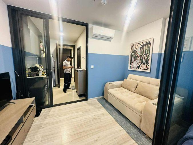 รูป PFD-07419 ให้เช่าคอนโด เอ็กซ์ที ห้วยขวาง ( XT Huaikhwang )  นัดชมห้อง ■ line : @propertyfinder	 - รูปที่ 2/9