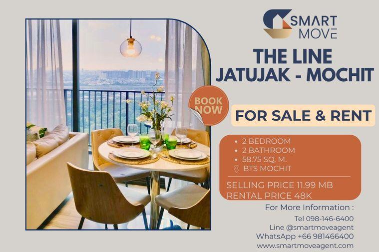 รูป 🔥 สำหรับขาย- เช่า !! วิวสวนจตุจักร, ชั้นสูง 36++!!🔥 Code C20230208467.....The Line Jatujak - Mochit, 2 ห้องนอน, 2 ห้องน้ำ, แต่งครบ, ราคาพิเศษ!!📣📣 - รูปที่ 1/8
