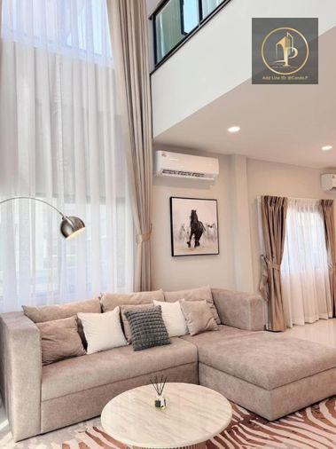 picture 🏡#TM2410_127🎀𝗙𝗼𝗿 𝗥𝗲𝗻𝘁 1️⃣8️⃣0️⃣k.🔥🔥 Beautiful, luxurious, best test✨#Available and ready to view Single house project: The City Bangna - 3/17