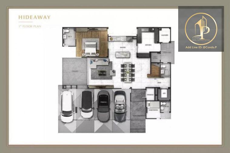 picture 🏡#MT2307_390🏡𝗙𝗼𝗿 𝗥𝗲𝗻𝘁4️⃣5️⃣0️⃣ k.🔥🔥 #MRTKelantan✨#Available and ready to view Single house project: The Gentry Phatthanakan 2 - 19/19