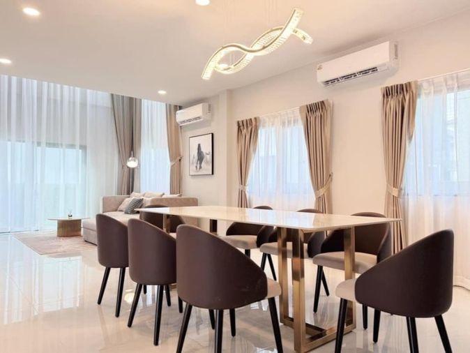 picture 🏡#TM2410_127🎀𝗙𝗼𝗿 𝗥𝗲𝗻𝘁 1️⃣8️⃣0️⃣k.🔥🔥 Beautiful, luxurious, best test✨#Available and ready to view Single house project: The City Bangna - 4/17