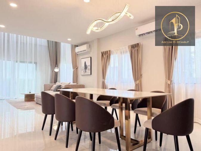 picture 🏡#TM2410_127🎀𝗙𝗼𝗿 𝗥𝗲𝗻𝘁 1️⃣8️⃣0️⃣k.🔥🔥 Beautiful, luxurious, best test✨#Available and ready to view Single house project: The City Bangna - 4/17
