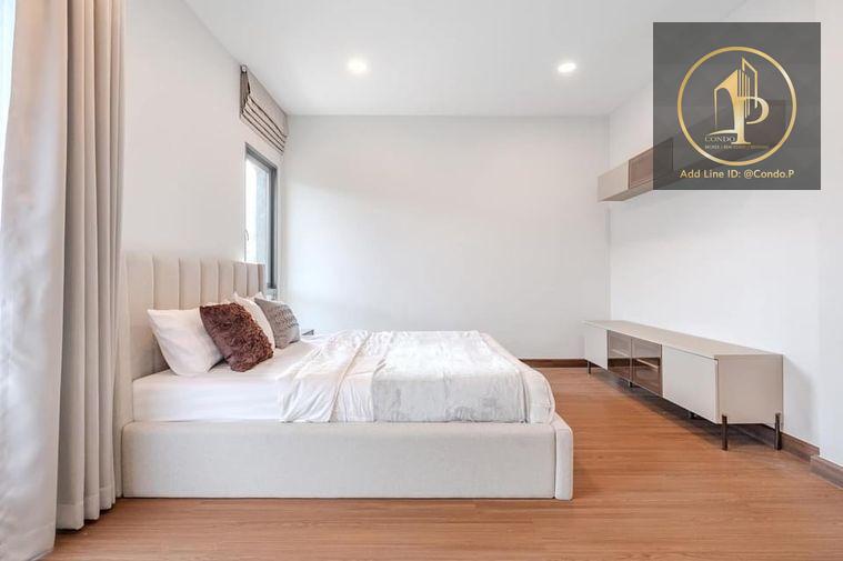 picture 🏡#TM2410_127🎀𝗙𝗼𝗿 𝗥𝗲𝗻𝘁 1️⃣8️⃣0️⃣k.🔥🔥 Beautiful, luxurious, best test✨#Available and ready to view Single house project: The City Bangna - 9/17