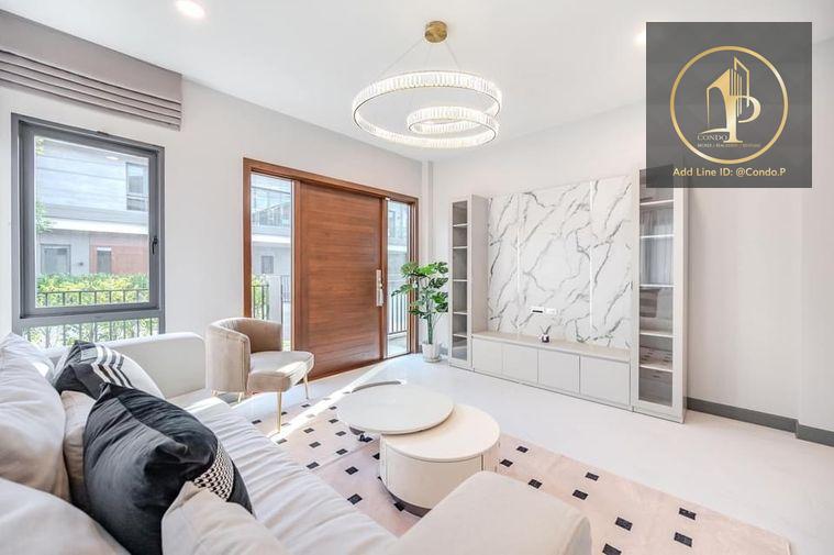 picture 🏡#TM2410_127🎀𝗙𝗼𝗿 𝗥𝗲𝗻𝘁 1️⃣8️⃣0️⃣k.🔥🔥 Beautiful, luxurious, best test✨#Available and ready to view Single house project: The City Bangna - 10/17