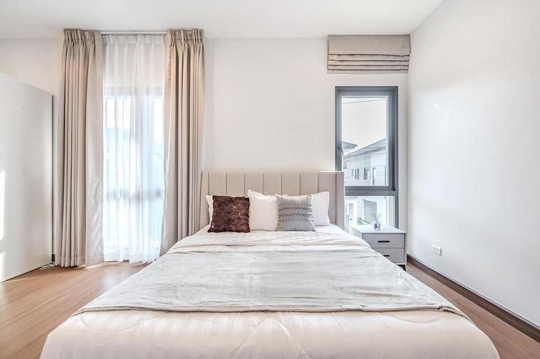 picture 🏡#TM2410_127🎀𝗙𝗼𝗿 𝗥𝗲𝗻𝘁 1️⃣8️⃣0️⃣k.🔥🔥 Beautiful, luxurious, best test✨#Available and ready to view Single house project: The City Bangna - 8/17