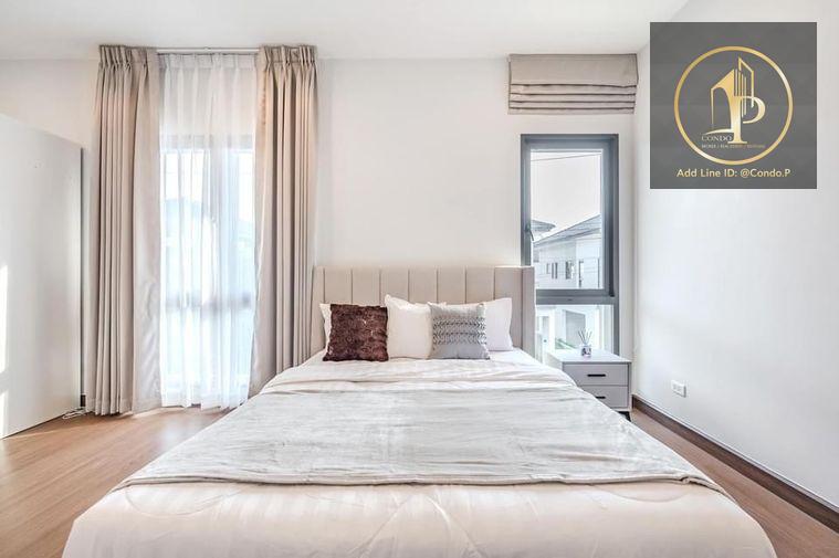 picture 🏡#TM2410_127🎀𝗙𝗼𝗿 𝗥𝗲𝗻𝘁 1️⃣8️⃣0️⃣k.🔥🔥 Beautiful, luxurious, best test✨#Available and ready to view Single house project: The City Bangna - 8/17