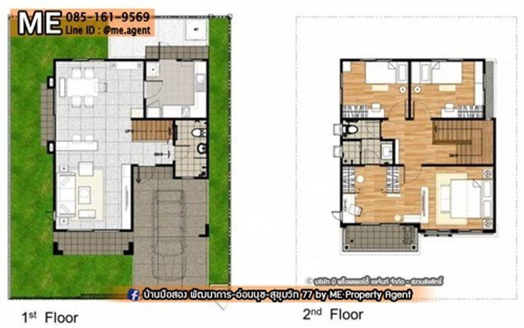 รูป ให้เช่า ✨บ้านเดี่ยว พฤกษาวิลล์ 57 พัฒนาการ 32 ต้นโครงการ Built in ครบทั้งหลัง สวยพร้อมอยู่ ใกล้ทองหล่อ โทร 064-954-9619 (RBC13-40) - รูปที่ 21/21