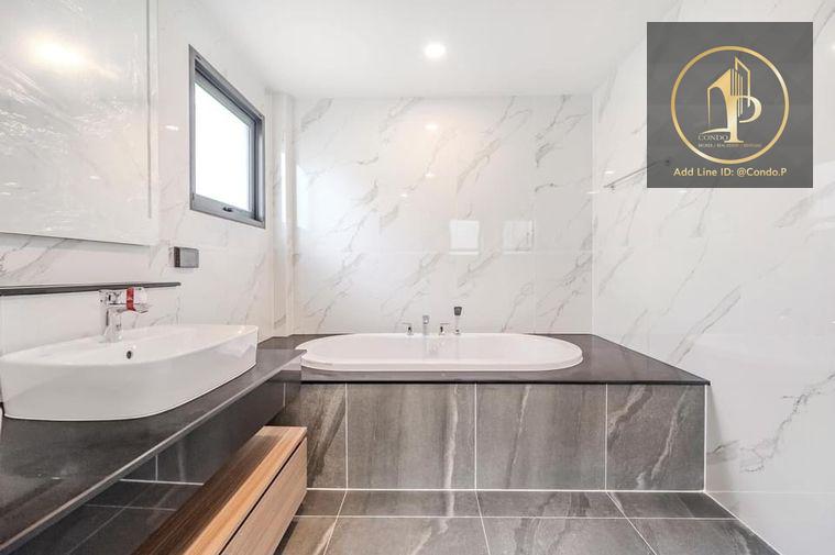 picture 🏡#TM2410_127🎀𝗙𝗼𝗿 𝗥𝗲𝗻𝘁 1️⃣8️⃣0️⃣k.🔥🔥 Beautiful, luxurious, best test✨#Available and ready to view Single house project: The City Bangna - 15/17
