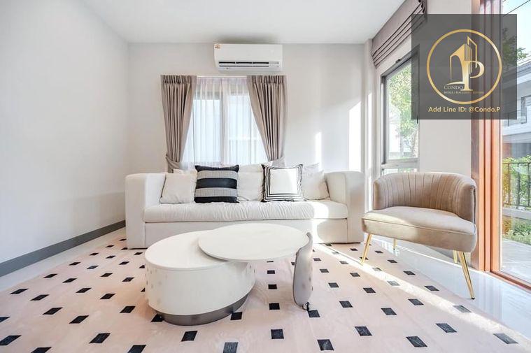 picture 🏡#TM2410_127🎀𝗙𝗼𝗿 𝗥𝗲𝗻𝘁 1️⃣8️⃣0️⃣k.🔥🔥 Beautiful, luxurious, best test✨#Available and ready to view Single house project: The City Bangna - 11/17