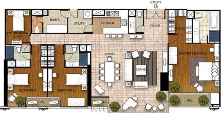 picture Athenee Residence. 3bed 198sqm. Line id: @pfagent - 13/13