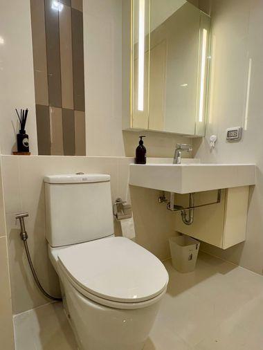 รูป ให้เช่า Q house สุขุมวิท 79 1ห้องนอน เฟอร์ครบ 30 ตรม. 18,000 บาท - รูปที่ 7/11