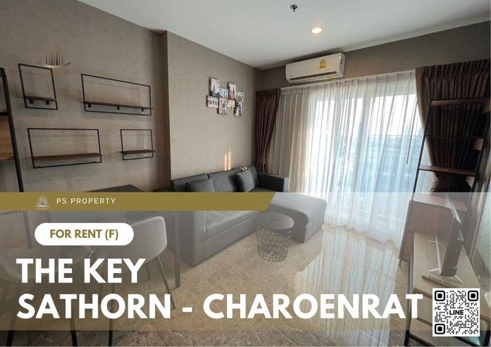 รูป ให้เช่า ✨ The Key Sathorn - Charoenrat ✨ เฟอร์นิเจอร์ และ เครื่องใช้ไฟฟ้าครบ ใกล้ BTS สุรศักดิ์ - รูปที่ 1/9