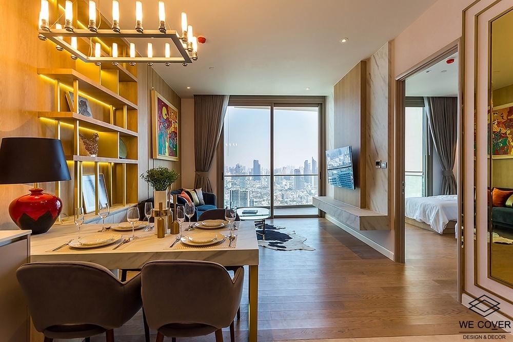รูป เช่า ! ชั้นสูง 30+, วิวโค้งแม่น้ำเจ้าพระยา! Code C20251000081...Magnolias Waterfront Residences Iconsiam, 1 นอน, 1 น้ำ, แต่งครบ, พร้อมเข้าอยู่ 📣📣 - รูปที่ 5/7