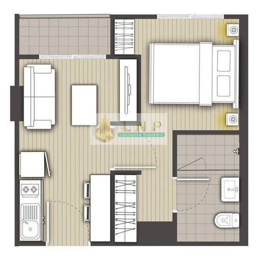รูป 🏢 ขายคอนโด : Modern Condo Bangphlat - Charan 79 (โมเดิร์น คอนโด บางพลัด - จรัญ 79) รหัสทรัพย์ | 📌 LNP-C10466 - รูปที่ 7/8