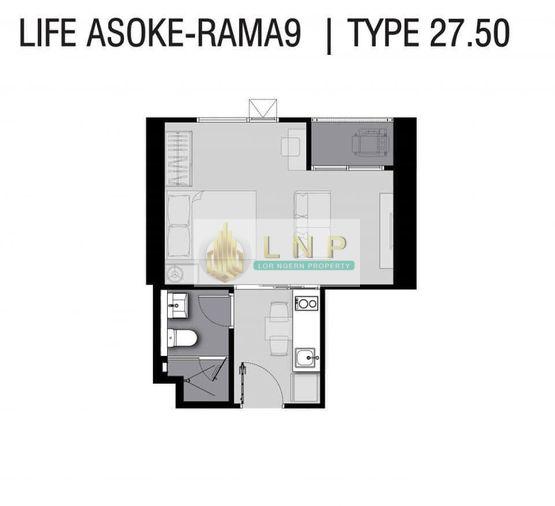 รูป 🏢 ขายคอนโด : Life Asoke - Rama 9 (ไลฟ์ อโศก - พระราม 9) รหัสทรัพย์ | 📌LNP-C10473 - รูปที่ 15/15