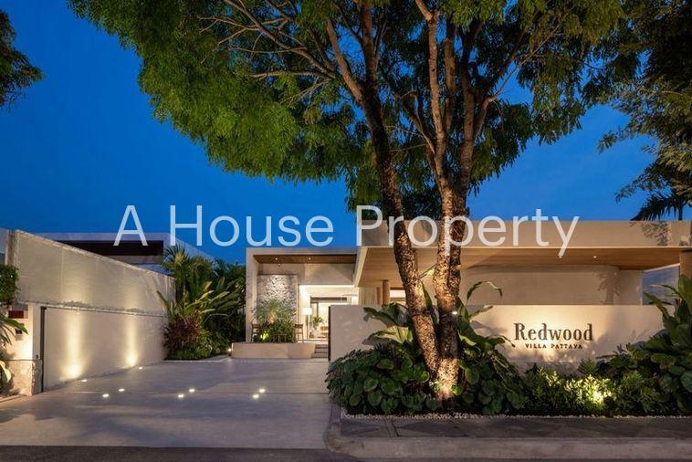 picture Redwood Villa Pattaya for sale, luxurious, modern style, fully furnished. - 1/18