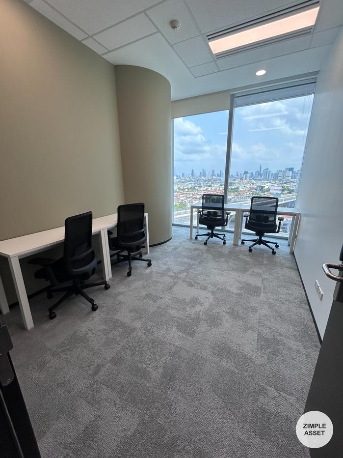 รูป สำนักงานหรูบน Kingbridge Tower ใจกลางกรุงเทพ ใกล้สะพานภูมิพล พื้นที่ทำงานทันสมัย เหมาะทั้งระยะสั้นและสำนักงานใหญ่ระยะยาว - รูปที่ 1/10