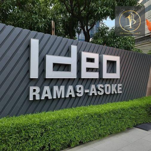 picture 🎈#MT2307_392🎈𝗙𝗼𝗿 𝗥𝗲𝗻𝘁 4️⃣0️⃣k.🔥🔥 #Near MRT Rama 9 ✨#Available room, can make an appointment to view Condo Ideo Rama 9 Asoke - 36/42