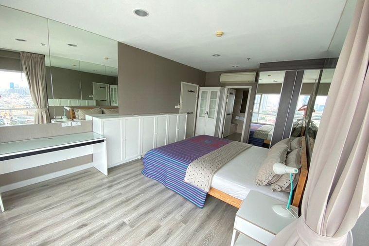 picture For Rent !! high floor 22+, Closed kitchen, Fixed parking! Code C20221200155....Centric Sathorn-St. Louis, 2 bed, 2 bath, furnished, ready to move in  - 7/9