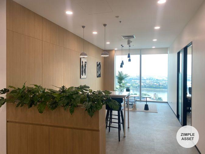 picture Luxury offices at Kingbridge Tower in central Bangkok, near Bhumibol Bridge, with modern workspaces, ideal for short-term or long-term headquarters. - 7/10