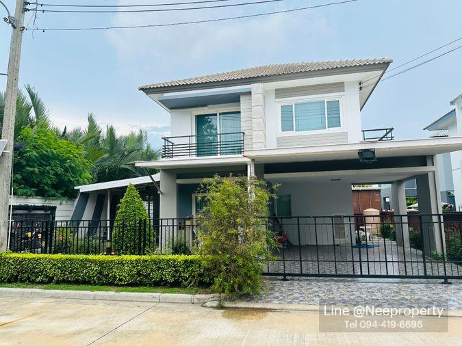 รูป ขายบ้านเดี่ยวทำเลทอง หมู่บ้านเดอะแกรนด์ พระราม 2 – หลังริมในสุด ความเป็นส่วนตัวสูง พร้อมเข้าอยู่ - รูปที่ 1/15