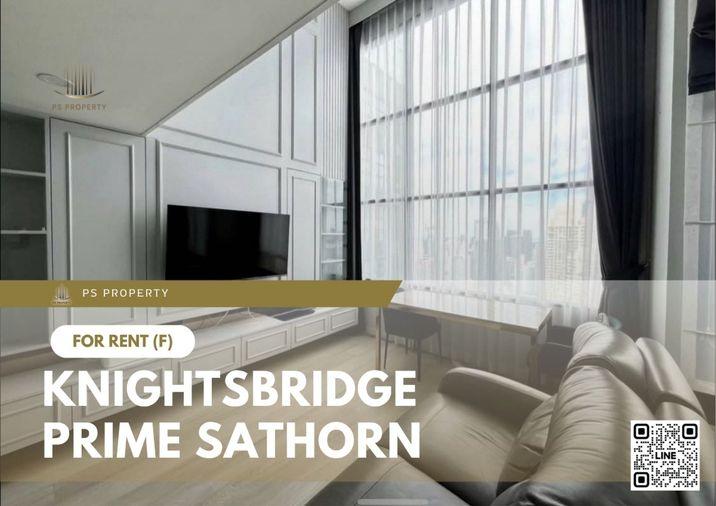 รูป ให้เช่า 📍 Knightsbridge Prime Sathorn 📍 เฟอร์นิเจอร์ และ เครื่องใช้ไฟฟ้าครบ ใกล้ BTS ช่องนนทรี - รูปที่ 1/11