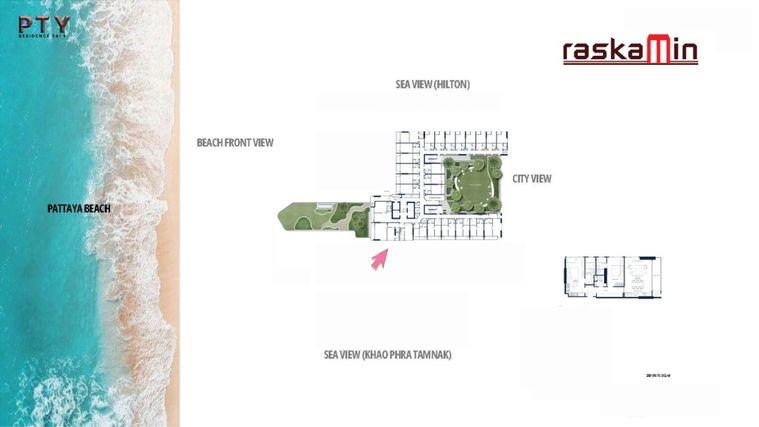 รูป คอนโดหรูริมทะเล – PTY Residence Sai 1 พัทยา - รูปที่ 13/13