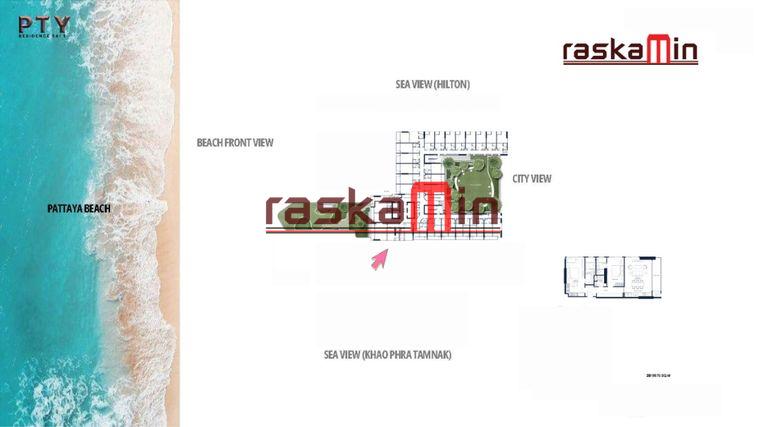 รูป คอนโดหรูริมทะเล – PTY Residence Sai 1 พัทยา - รูปที่ 13/13