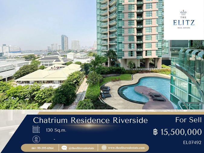 รูป ✨ Chatrium Residence Riverside คอนโดคุณภาพ พร้อมบริการระดับโรงแรม ห้องตกแต่งสวย เฟอร์ครบ พร้อมอยู่ 💕 - รูปที่ 1/14