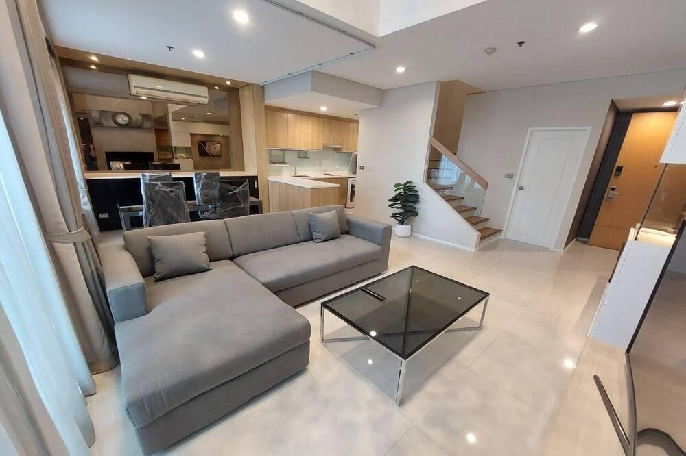 picture Sell with tenant !!  Code C20250800009..........Villa Asoke, 1 bedroom, 1 bathroom Duplex, furnished - 3/9