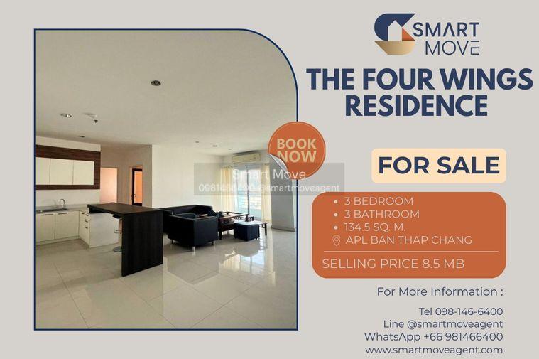 รูป 🔥 สำหรับขาย !! ชั้นสูง 10+, ทำเลดี, เดินทางสะดวกสบาย!! 🔥 Code C20251100043...The Four Wings Residence, 3 ห้องนอน, 3 ห้องน้ำ, แต่งครบ, ราคาพิเศษ!!📣 - รูปที่ 1/7