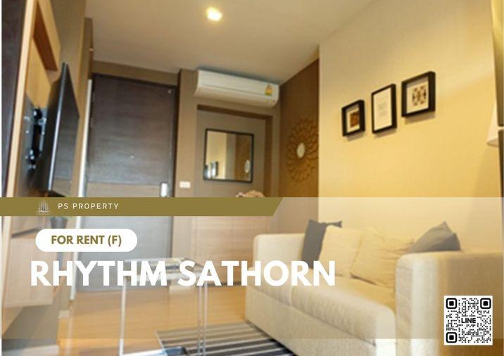 รูป ให้เช่า 📍 Rhythm Sathorn 📍 เฟอร์นิเจอร์ และ เครื่องใช้ไฟฟ้าครบ ใกล้ BTS สุรศักดิ์ - รูปที่ 1/7