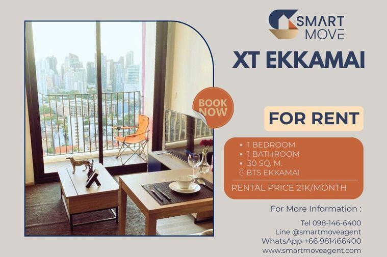 รูป 🔥 สำหรับเช่า !! ชั้นสูง 26++, ห้องหายาก, ทำเลดี!! 🔥 Code C20231100471..........XT Ekkamai, 1 ห้องนอน, 1 ห้องน้ำ, แต่งครบ, พร้อมเข้าอยู่📣📣 - รูปที่ 1/6