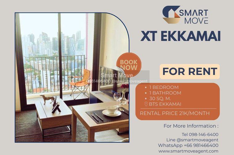 รูป 🔥 สำหรับเช่า !! ชั้นสูง 26++, ห้องหายาก, ทำเลดี!! 🔥 Code C20231100471..........XT Ekkamai, 1 ห้องนอน, 1 ห้องน้ำ, แต่งครบ, พร้อมเข้าอยู่📣📣 - รูปที่ 1/6