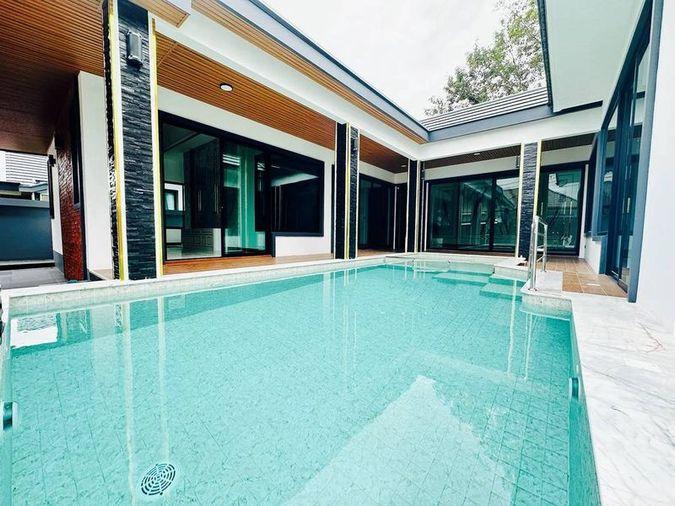 picture Pattaya pool villa for sale, Modern Luxury style, near Map Prachan Reservoir - 2/20