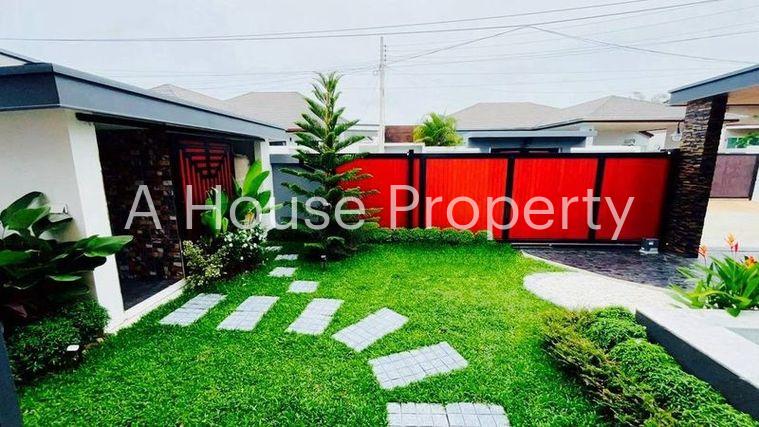 picture Pattaya pool villa for sale, Modern Luxury style, near Map Prachan Reservoir - 20/20