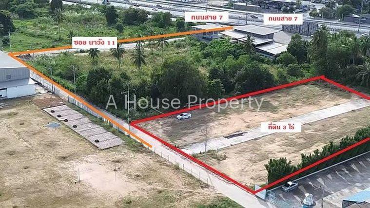 รูป ขายที่ดินแปลงสวย ซอยนาวัง ตะเคียนเตี้ย บางละมุง ใกล้ถนนสาย 7 - รูปที่ 2/4