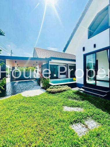 picture Pattaya pool villa for sale, Modern Luxury style, near Map Prachan Reservoir - 1/20