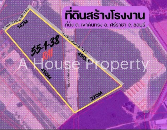 picture Land for sale for factory construction, beautiful plot, Khao Khan Song District, Sriracha, Chonburi - 9/9
