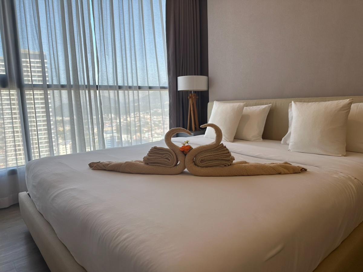 รูป Prime Location in Sriracha  : Keen condo : 2Bed 2 Bath 63 ตรม ชั้น 21 (วิวทะเล) : ตรงข้ามโรบินสัน  - รูปที่ 8/27