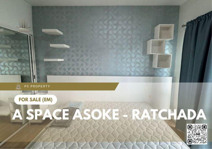 picture Urgent Sale ✨ A Space Asoke - Ratchada ✨ City view, North-facing balcony, fully furnished and equipped with appliances. - 1/11