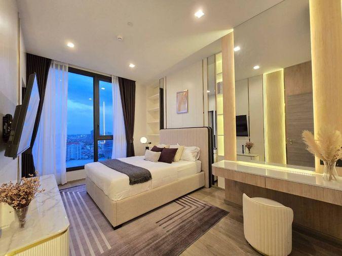 รูป ✨🦄 Ready to move 🦄✨ The Crest Park Residences ห้องสวย✨ ครัวปิด ห้องนั่งเล่นกว้าง เฟอร์ครบจบในที่เดียว โทร 096-2493698 (TCR0286) - รูปที่ 7/19