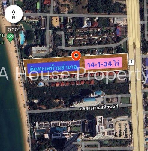 รูป ขายที่ดินสัตหีบ แปลงสวย ทำเลทอง ติดทะเลหาดบ้านอำเภอ - รูปที่ 7/9