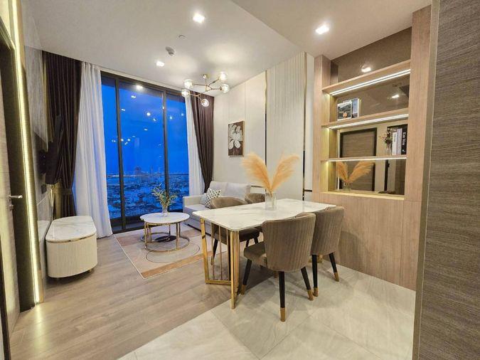 รูป ✨🦄 Ready to move 🦄✨ The Crest Park Residences ห้องสวย✨ ครัวปิด ห้องนั่งเล่นกว้าง เฟอร์ครบจบในที่เดียว โทร 096-2493698 (TCR0286) - รูปที่ 3/19