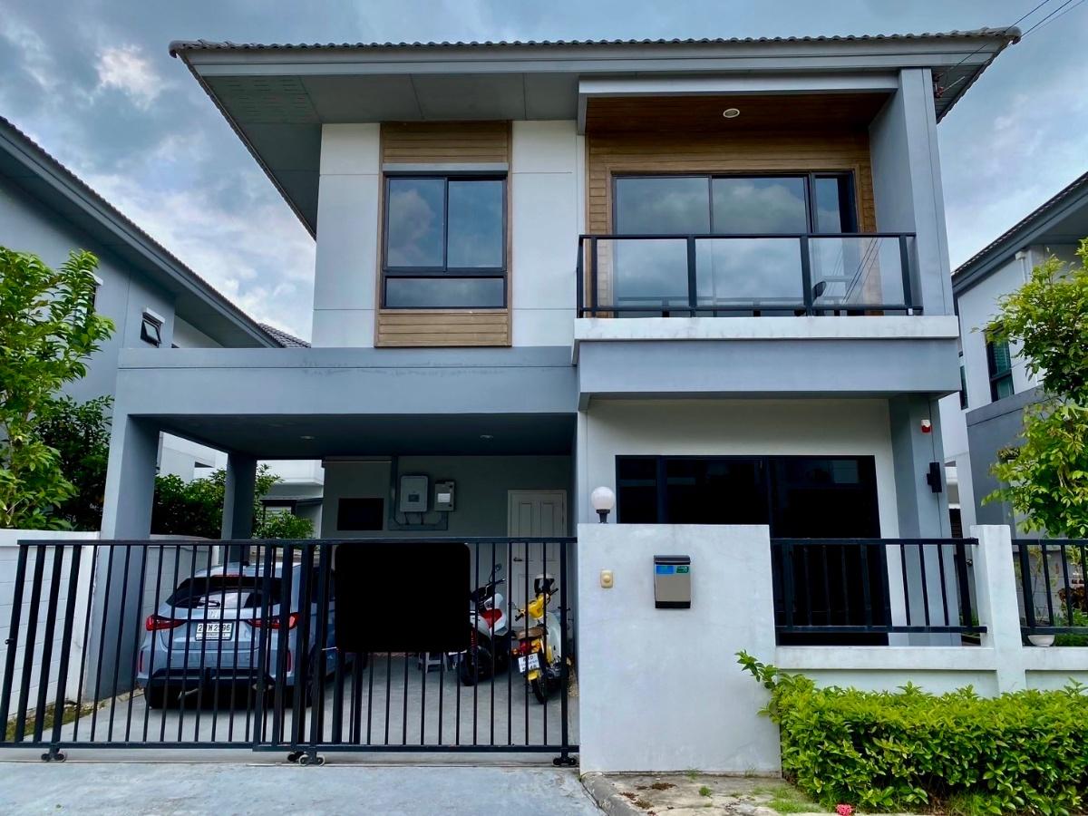 รูป 🏡 ขายบ้านแฝด 2 ชั้น เสนาพาร์ค วิลล์ รามอินทรา – วงแหวน บ้านพร้อมอยู่ ทำเลดี หน้าบ้านทิศใต้ มี Solar Cell ประหยัดค่าไฟ - รูปที่ 2/24
