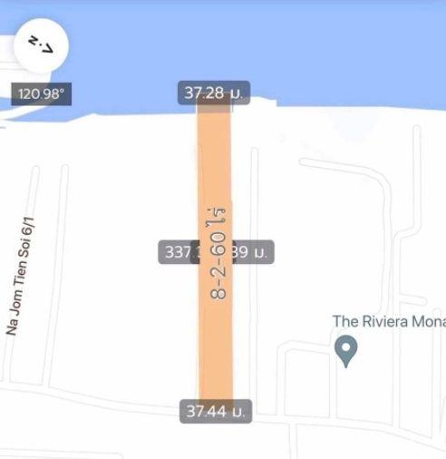 picture Land for sale next to the sea, beautiful plot, prime location, Na Jomtien Beach, Pattaya - 9/10