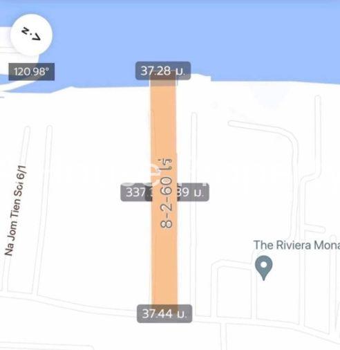 picture Land for sale next to the sea, beautiful plot, prime location, Na Jomtien Beach, Pattaya - 9/10
