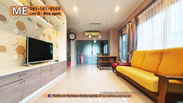 รูป ให้เช่า บ้านเดี่ยวหลังใหญ่ พร้อมเฟอร์นิเจอร์  Perfect Place สุขุมวิท 77 – สุวรรณภูมิ ย่านลาดกระบัง ไม่ไกลจากทางด่วน โทร. 064-954-9619 (RBG12-63) - รูปที่ 4/13