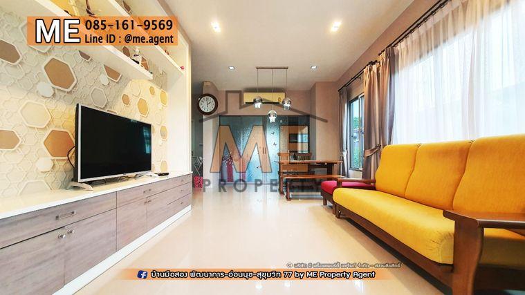 รูป ให้เช่า บ้านเดี่ยวหลังใหญ่ พร้อมเฟอร์นิเจอร์ Perfect Place สุขุมวิท 77 – สุวรรณภูมิ ย่านลาดกระบัง ไม่ไกลจากทางด่วน โทร. 064-954-9619 (RBG12-63) - รูปที่ 4/13